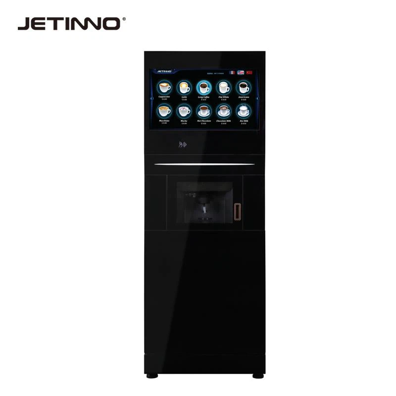 Koreański designerski automat do sprzedaży kawy rozpuszczalnej z 3 opcjami