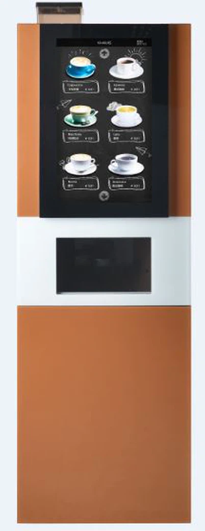Wolnostojący automat do kawy vendingowy 22-calowy pionowy ekran
