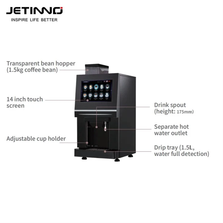 Instant drink commercial coffee and tea maker machine 14 inch suppliers